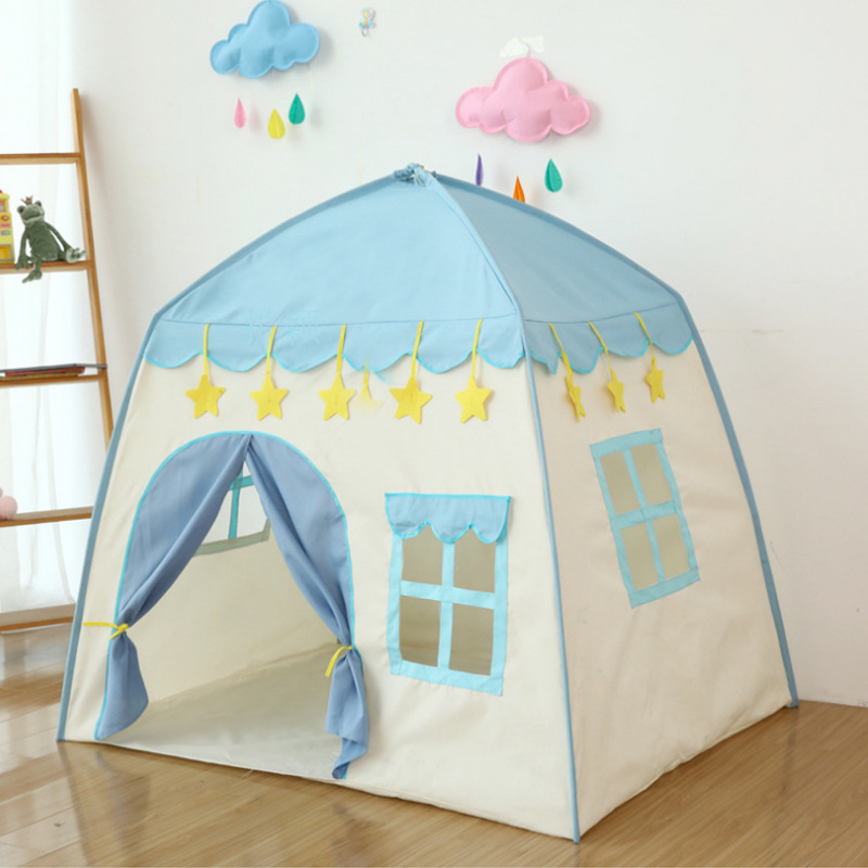 Cross-border children's tent baby room game house for boys and girls, full of flowers, kindergarten outdoor toys tent
