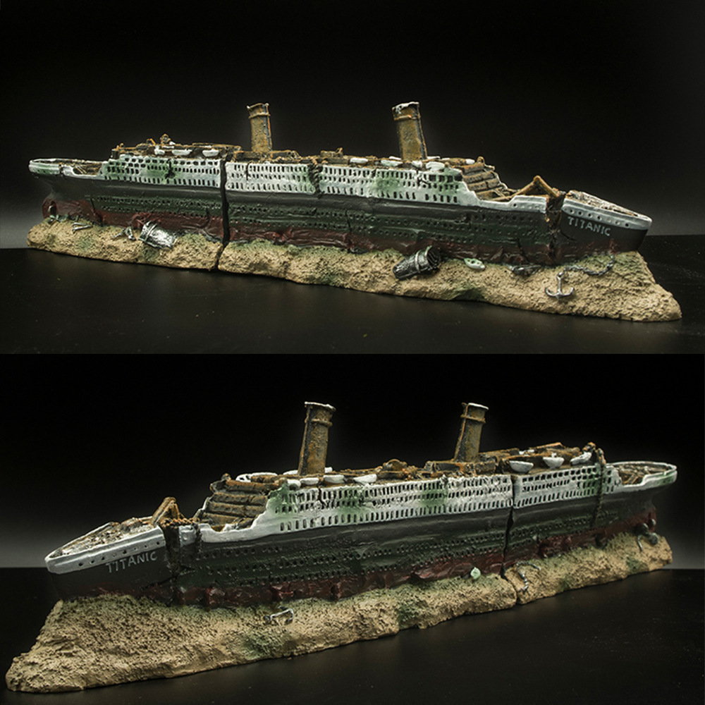 titanic-shipwreck-aquarium-decoration-iron-ship-scenery-simulation-fish-tank-ornament-shrimp-hiding-cave-pet-aquarium-decor