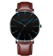Belt Brown with Black Face Blue Needle