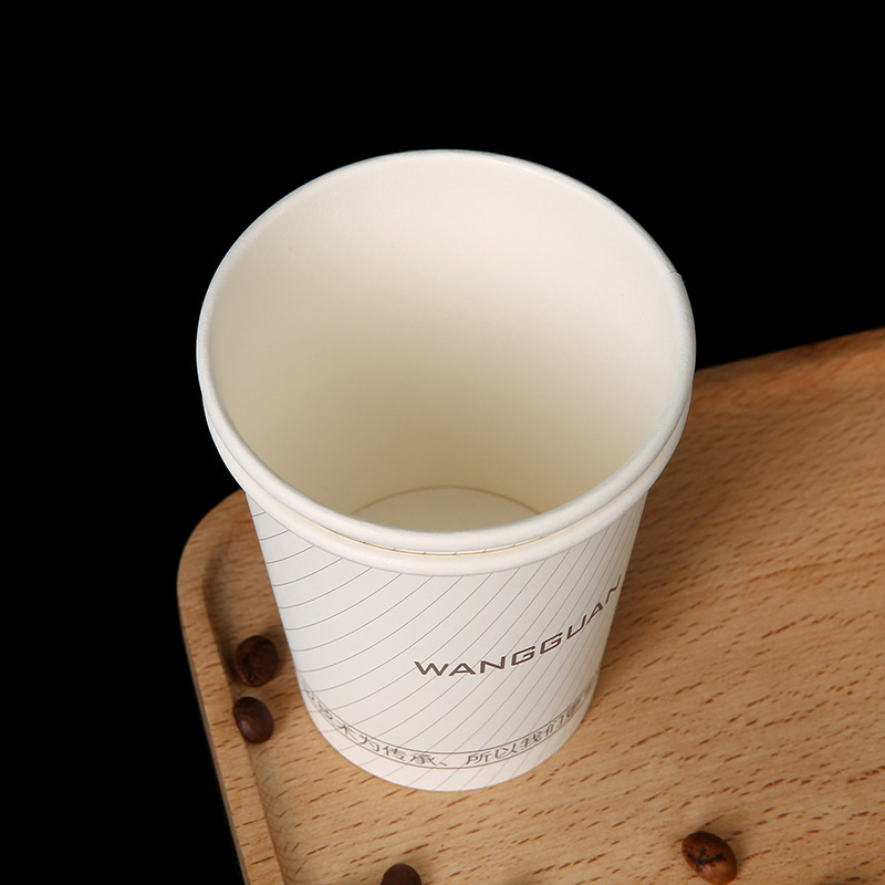 Disposable paper cup custom coffee cup custom 9 oz thick office commercial advertising cup custom printed logo
