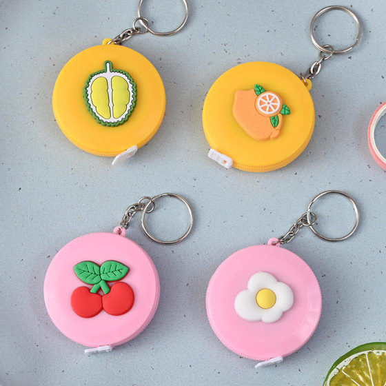 Cartoon Mini Small Tape Measure Round Tape Measure Portable Tape Measure Three-circumference Bust Waist Soft Ruler Measuring Gown Ruler