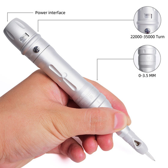 Tattooing machine all-in-one machine full throwing machine half-beauty pupil line electric pen double battery fog eyebrow instrument eyebrow tattooing machine