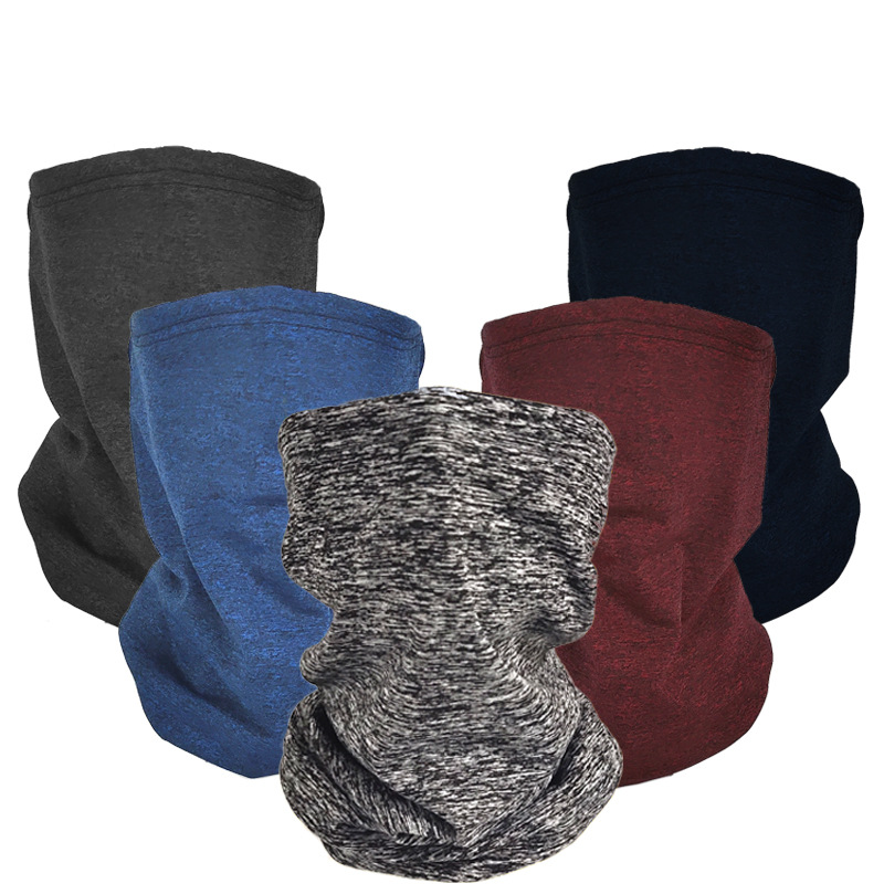 Winter velvet warm thick scarf outdoor sports skiing riding windproof cold-proof thick warm mask collar