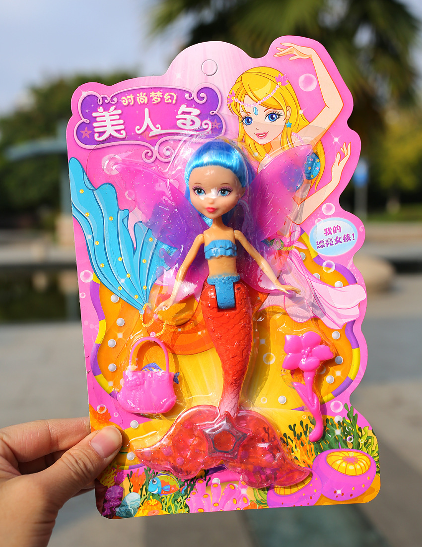 New board magic jewelry Mermaid Princess Doll Girl Play House doll toy factory direct sales