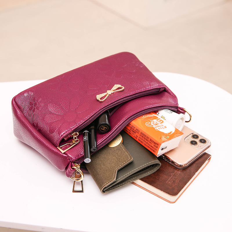 Women's Bag Korean Style Small Bag New Shoulder Crossbody Bag Fashion Stall Supply Middle-aged and Elderly Mother Women's Bag