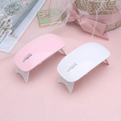 Mini nail polish glue drying baking lamp USB interface folding Sunmini mouse light therapy lamp small nail lamp