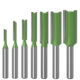 1/4 handle 6 handle two-in-one slotting cutter single-edged double-edged straight cutter slotting cutter trimming machine cutter head woodworking milling cutter