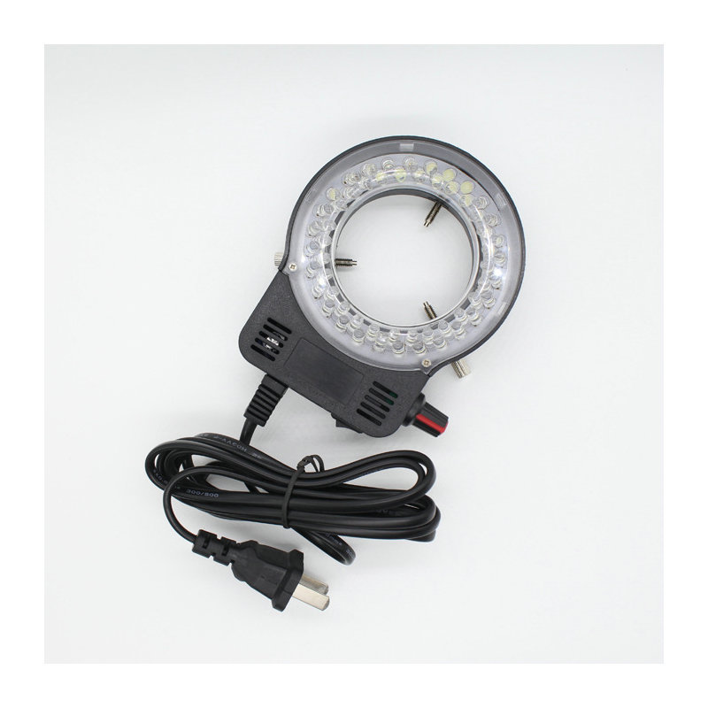 LED adjustable ring light source microscope lamp source inner diameter 63mm integrated high brightness adjustable white black light source