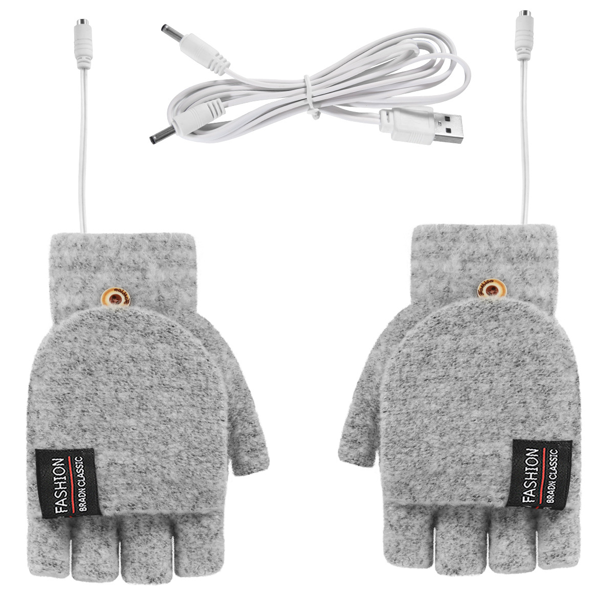 USB-флип-перчатки USB двухсторонние электрические нагревательные перчатки USB двухсторонние нагревательные перчатки теплые перчатки 5V завод перчаток