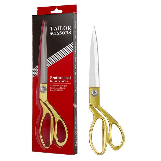 Lin Taizuo gold-plated tailor scissors alloy clothing thread cloth scissors 8 inch 9 inch 10 inch tailor scissors sewing scissors