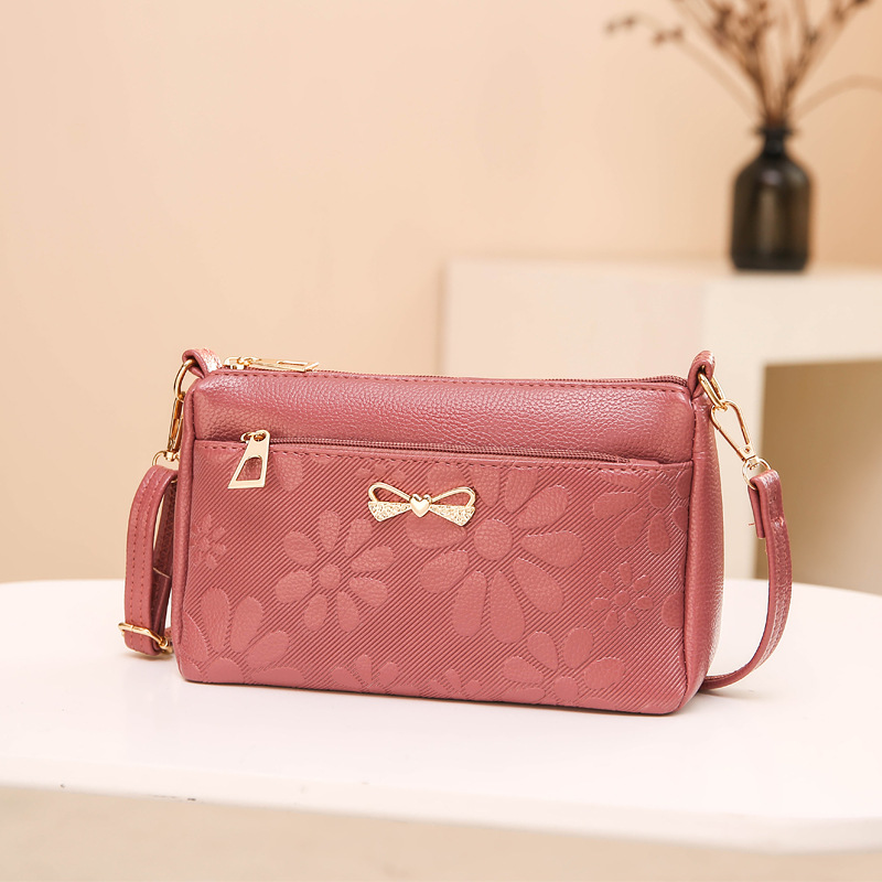 Women's Bag Korean Style Small Bag New Shoulder Crossbody Bag Fashion Stall Supply Middle-aged and Elderly Mother Women's Bag