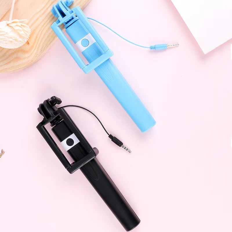 Factory New Private Model Mini Mobile Phone Wire-controlled Selfie Suitable for Android Apple Huawei type-c Selfie Stick