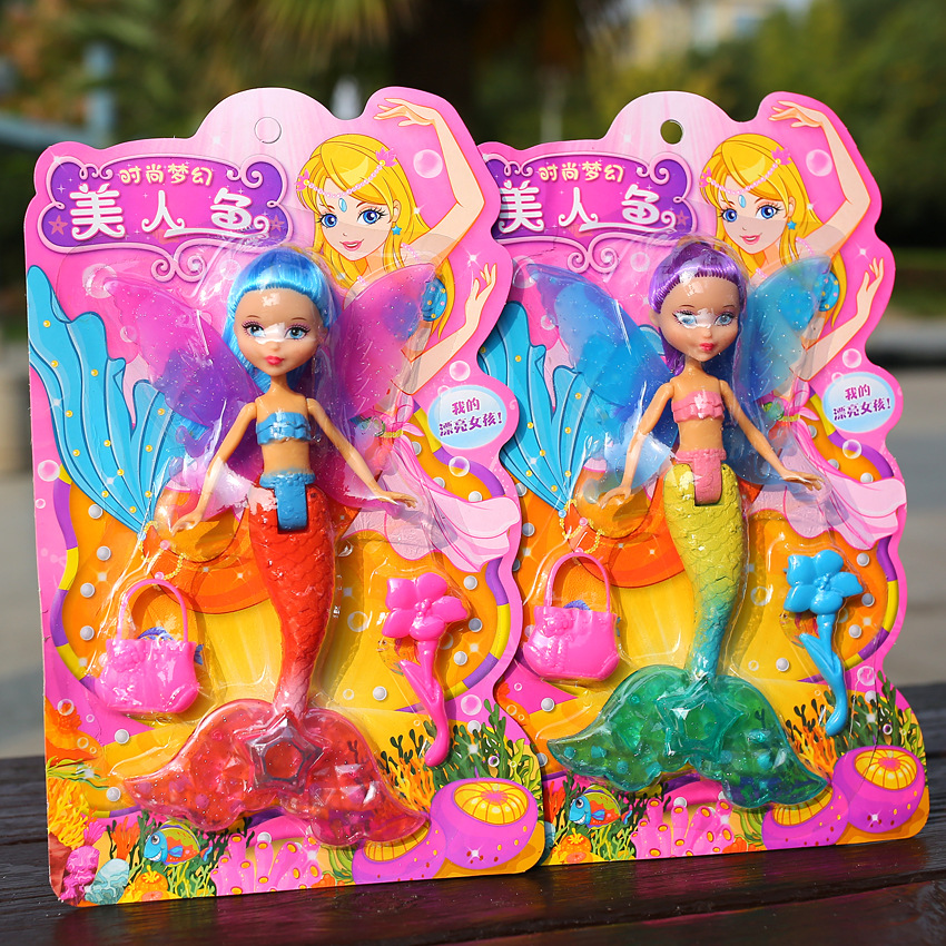 New board magic jewelry Mermaid Princess Doll Girl Play House doll toy factory direct sales