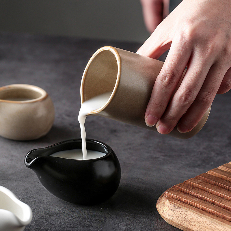 Household Restaurant Commercial simple Style Milk Pot Honey Coffee Milk Milk Pot Western Style Steak Sauce Pot