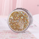 Quicksand makeup mirror-round gold