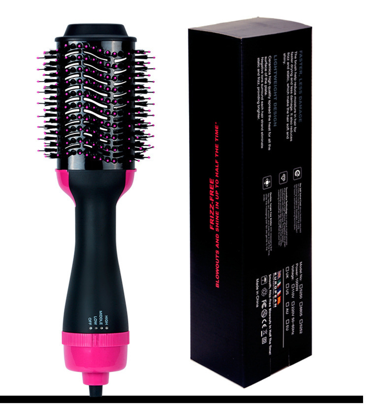 Foreign trade spot Amazon cross-border hair dryer negative ion hair dryer high-power function hot air comb home