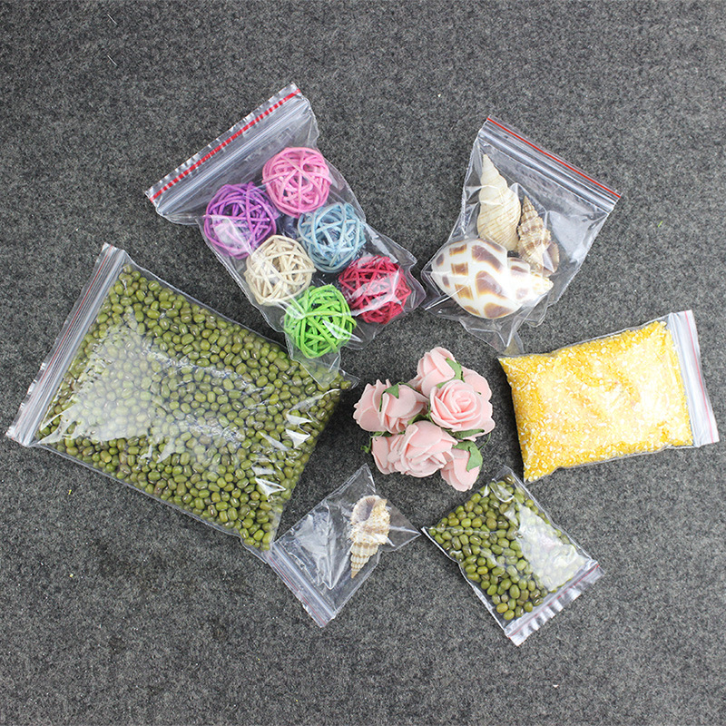 Self-sealing bag transparent sealing pocket jewelry moisture-proof dustproof sealed bag socks clothes storage packaging bag factory wholesale