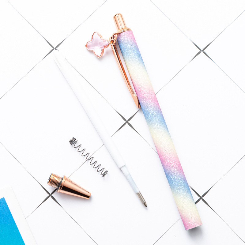 金粉はペンの新型の卸売りのアイデアの広告の贈り物のペンを押します。|undefined