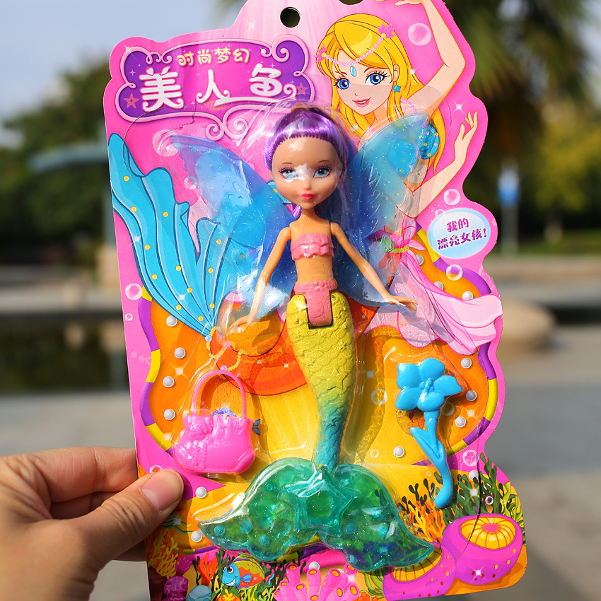 New board magic jewelry Mermaid Princess Doll Girl Play House doll toy factory direct sales
