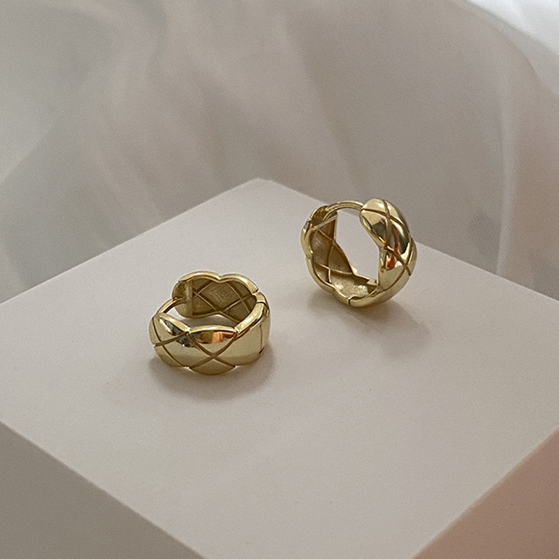 高級感復古歐美氣質耳環女大氣網紅時尚925銀針ins冷淡風耳扣耳飾