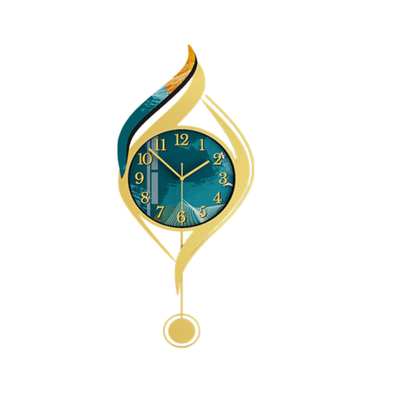 Source manufacturers clock wall clock living room high-end feeling network popular creative luxury wall stickers clock home office mute wall clock