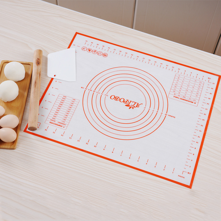Amazon ebay kitchen kneading mat and dough mat large non-slip rolling board silicone pad baking tools high resistance