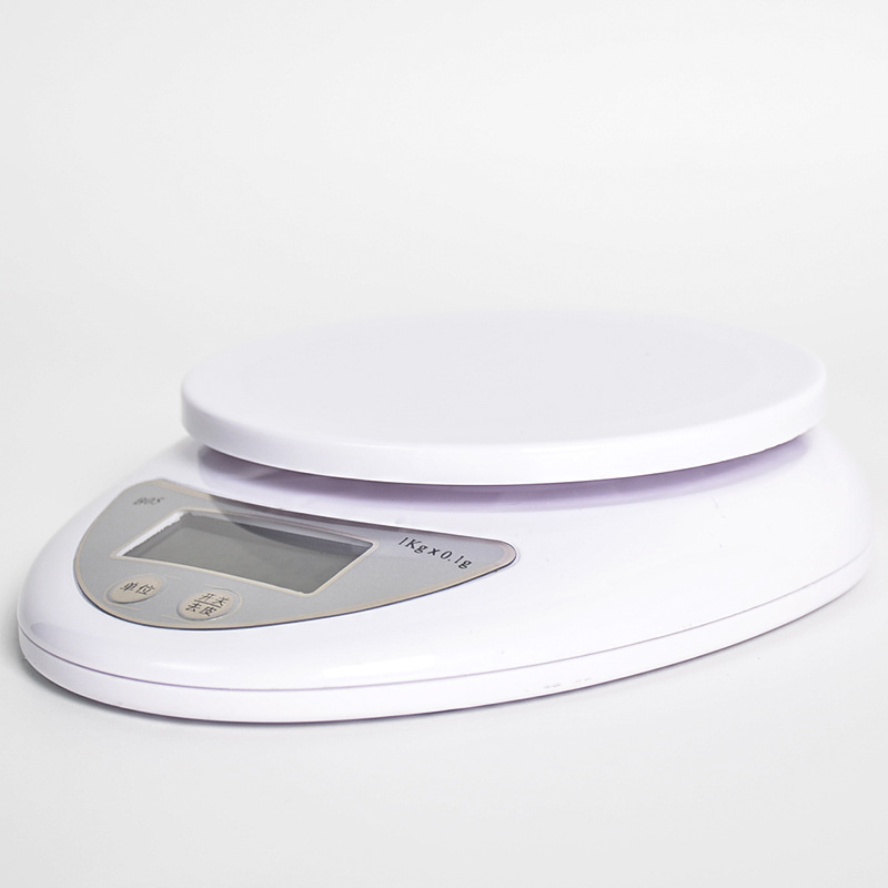 B05 household electronic scale baking electronic food gram scale 1g5kg high precision plate leather kitchen scale scale