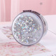 Quicksand makeup mirror-round silver