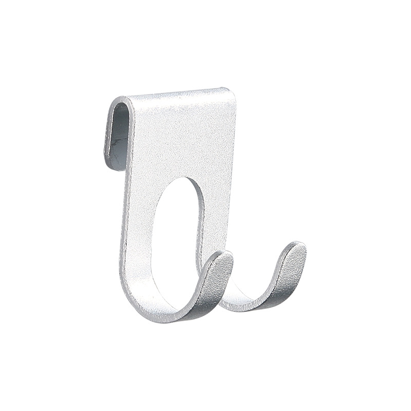 Jixit Kitchen Hook Space Aluminum Hook Razor Hook Bathroom Inverted Wall Hanging Punch-Free Bathroom Coat Hook