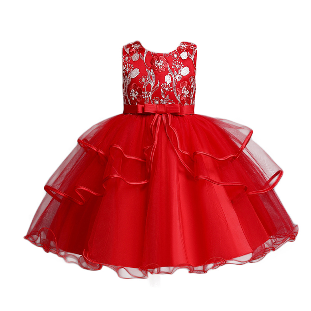 Amazon Hot Selling Princess Dress Girl's Dress Children's dress Baby Dress Six One Performance Dance Dress