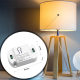 Graffiti smart WIFI on-off device household lamps wiring-free intelligent retrofit remote control remote control switch