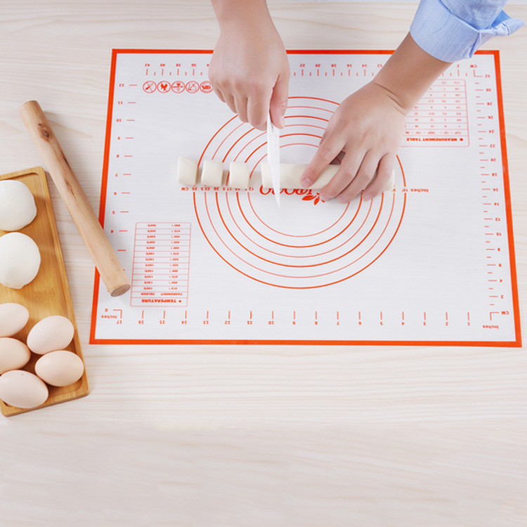 Amazon ebay kitchen kneading mat and dough mat large non-slip rolling board silicone pad baking tools high resistance
