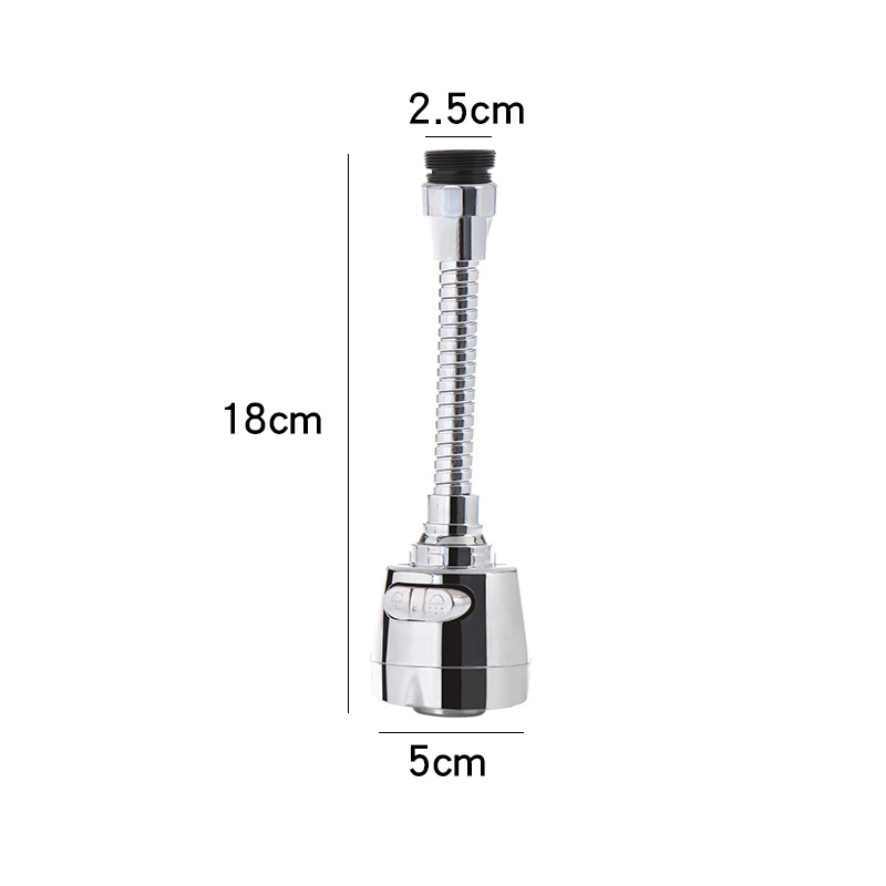 Faucet metal color splash head extender universal tap water shower water-saving rotatable filter nozzle