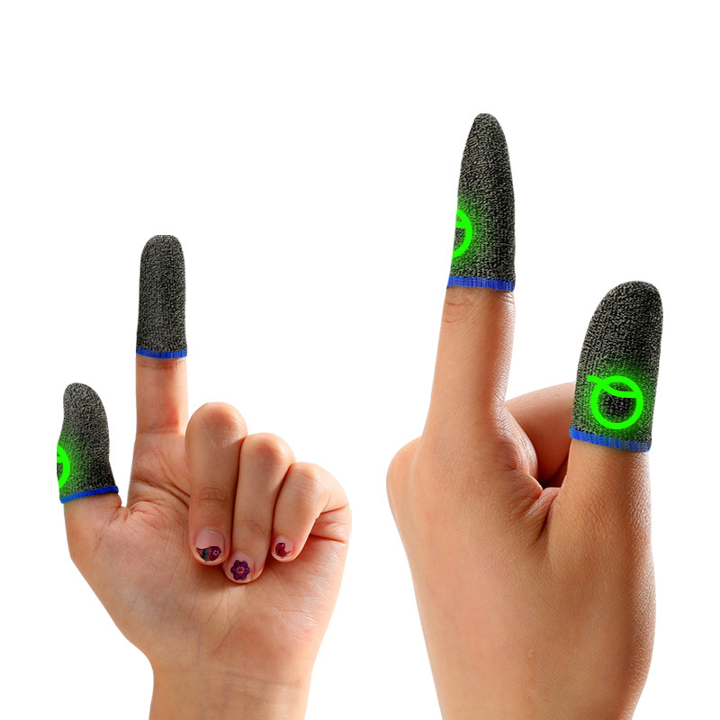 Game Finger Cover Hand Tour Finger Cover King's Glory Non-Slip Anti-Sweat-proof Chicken Eating Artifact Ultra-thin Chicken Eating Game Finger Cover