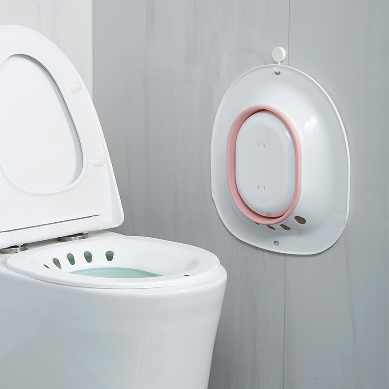 Bidet Folding Non-squatting Gynecological Crescent Basin Pregnant Women Wash Basin Wash Butt Soak Medicine Basin Anorectal Postoperative Care Basin