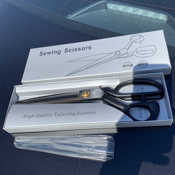 Tailor scissors Amazon cross-border 10-inch 11-inch 12-inch clothing cloth cutting scissors household scissors wholesale
