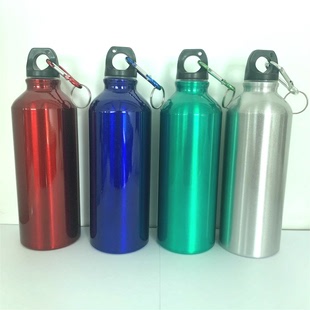 Factory direct supply can be set LOGO single-layer aluminum cycling kettle outdoor sports kettle mountaineering kettle aluminum kettle