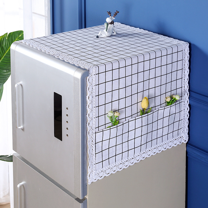 Jiacheng fabric creative home multi-purpose bag storage bag function refrigerator washing machine cover cloth cover towel dust cover wholesale