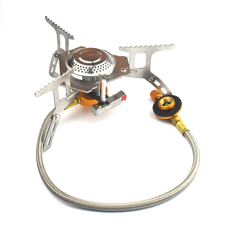 Outdoor Stove Camping Split Windproof Electronic Lighter Camping Stove Picnic Gas Stove Camping Portable Mini Stove