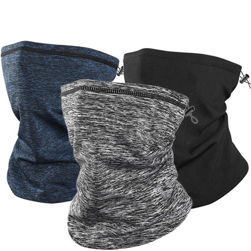 Headband Winter Warm Adjustable Windproof Riding Mask Sports Ear Protector Elastic Neck Set Bib Balaclava