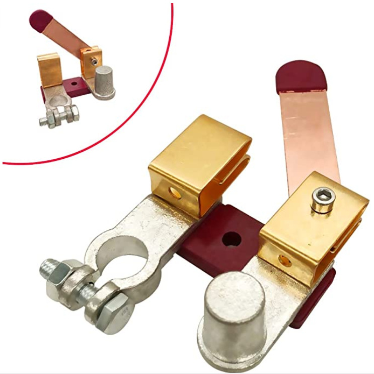 Knife-type car battery power-off switch leakage protection switch car modification switch car boat brass switch