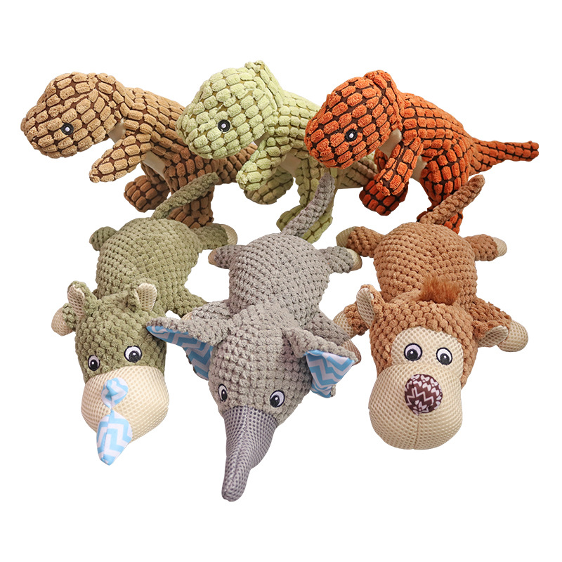Pet Entertainment Chewing Sound Plush Toy Corn Grain Felt Fabric for Pets to Play and Entertain Dogs, Direct Supply