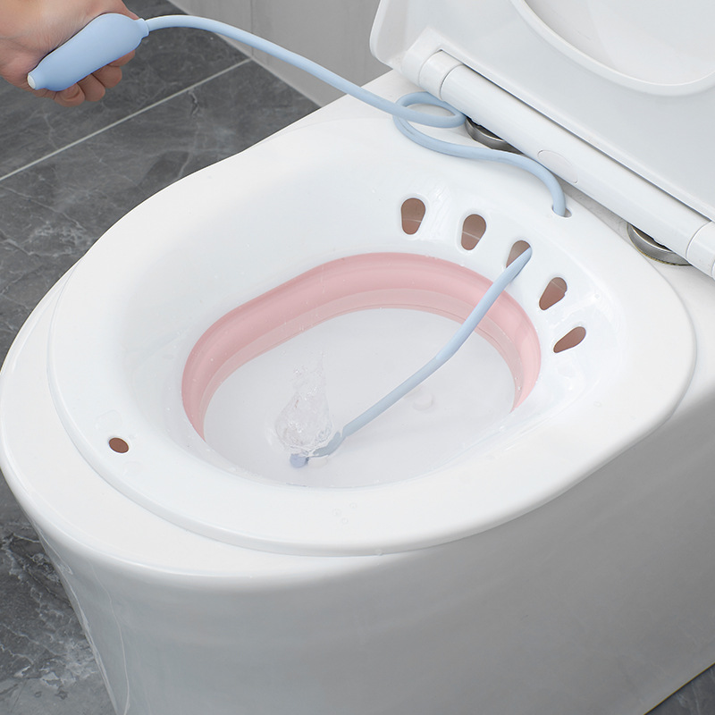Bidet Folding Non-squatting Gynecological Crescent Basin Pregnant Women Wash Basin Wash Butt Soak Medicine Basin Anorectal Postoperative Care Basin