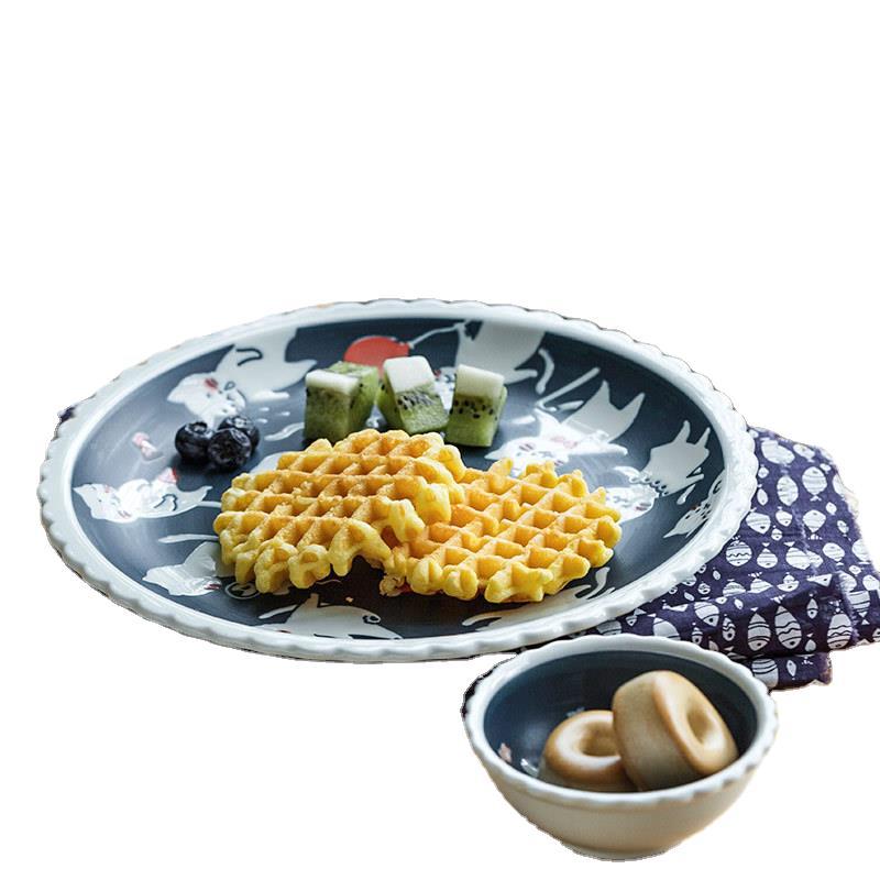 Japanese Imported Cat and Sunday Ceramic Bowl Household Animal Creative Cute Rice Bowl Tableware
