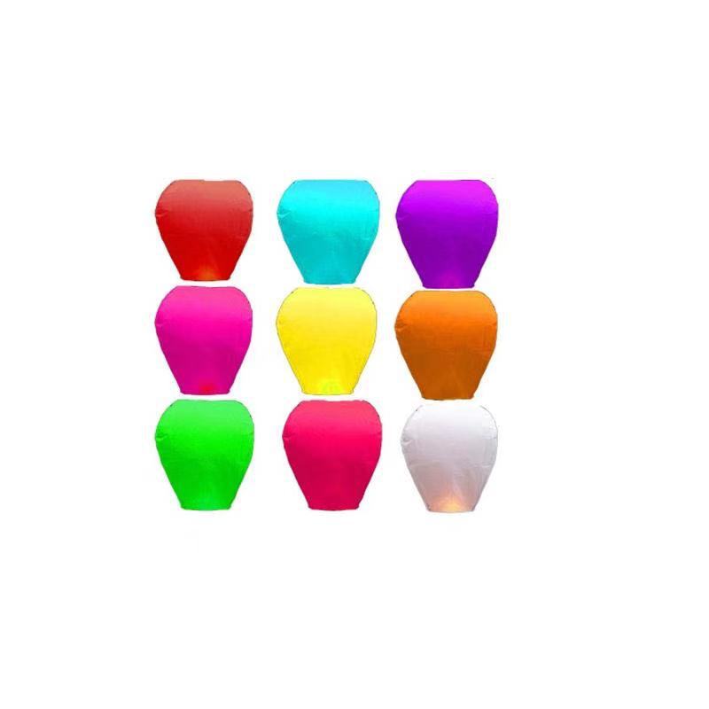 Flame retardant Kongming lamp wishing lamp sky lamp blessing lamp lotus lamp wishing pen wax foreign trade manufacturers direct wholesale