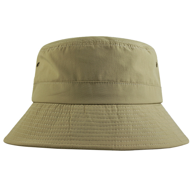 Wholesale large quick-drying fisherman hat men's large head circumference Large size hat men's large brim windproof rope bare sun hat