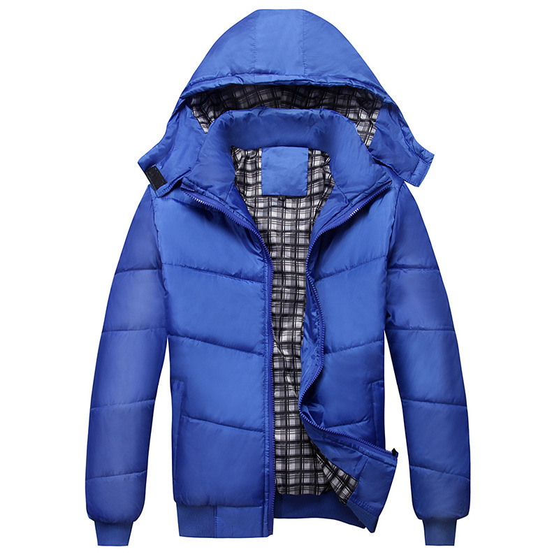 [New] Winter Hooded cotton-padded jacket wish Amazon cotton-padded men's coat for young and middle-aged plus size European and American foreign trade