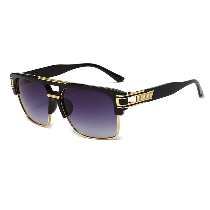 European and American cross-border Star with square sunglasses anti-ultraviolet sunglasses trend female male glasses dita