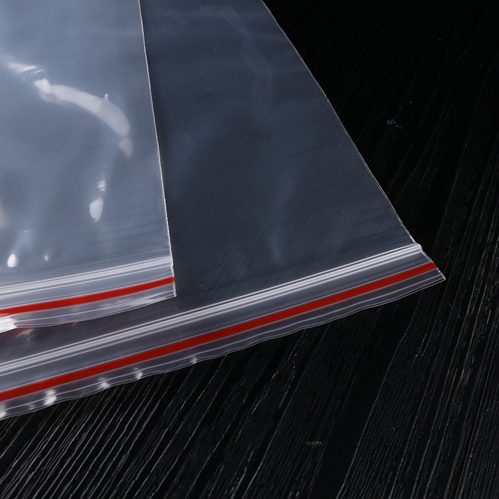 pe self-sealing bag plastic bag transparent bag with sealing sealed bag thickened self-sealing bag with ventilation hole 20 silk