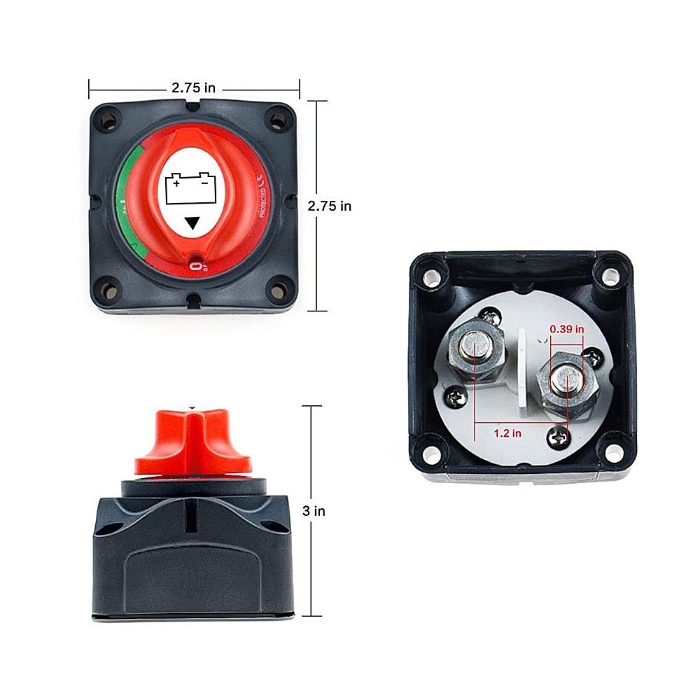 Yacht RV power switch battery power switch battery switch car modification switch breaker isolator